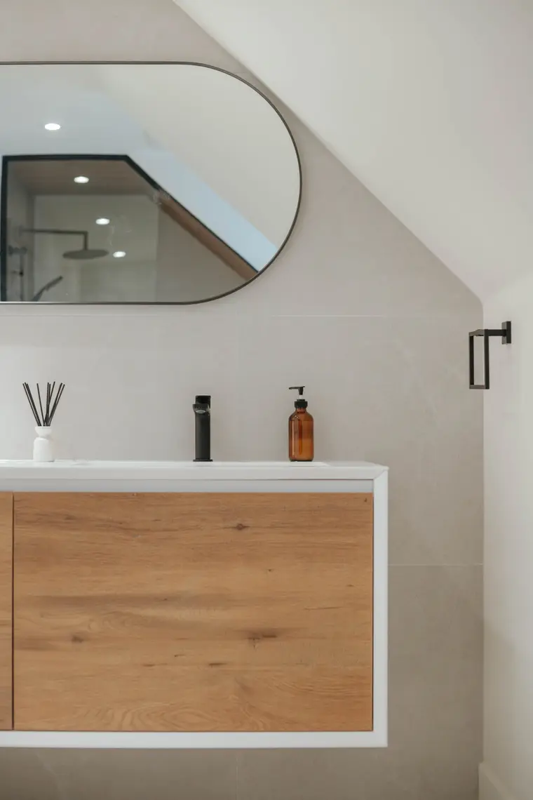 Projet Brousseau — salle de bain sous les combles