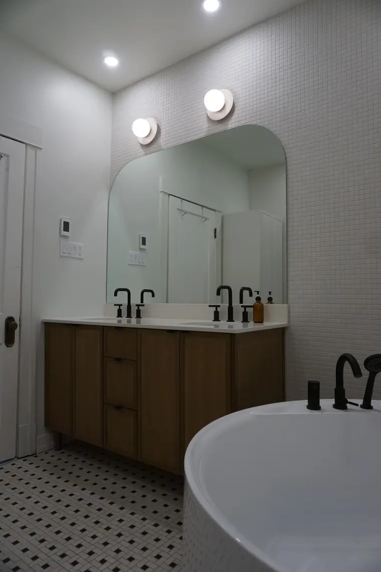 Salle de bain complète — réalisation Construction Voghel
